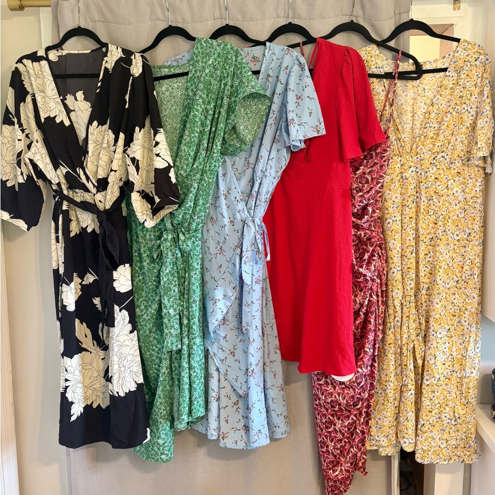 BUNDLE DEAL – 6 SHEIN Dresses, Size 3X – ALL for $25